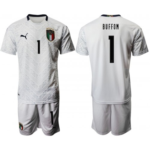 Italija Dres Buffon 1 Dječji Gostujući Euro 2020 Kratkih Rukava Italija Dres Buffon 1 Dječji Gostujući Euro 2020 Kratkih Rukava